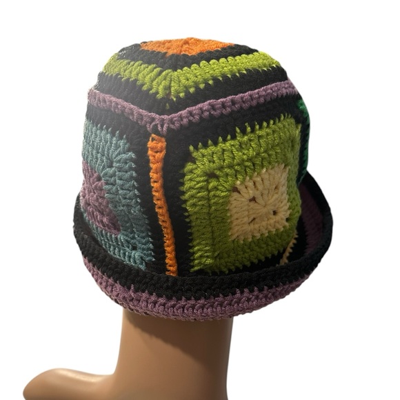 Multi-Colored Crocheted Hat - Picture 2 of 6